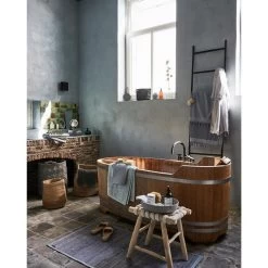 Blomus FERA Handdoekladder Zwart Gepoedercoat -Badkamermeubels Winkel 10072105