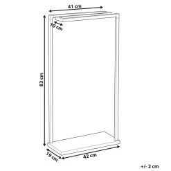 Beliani - GARCITAS - Handdoekrek - Zwart - Staal -Badkamermeubels Winkel 10144651