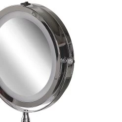 Beliani - LAON - Make-up Spiegel - Zilver - IJzer -Badkamermeubels Winkel 10165357