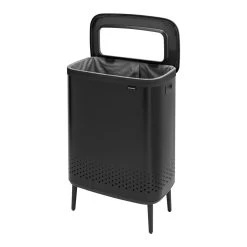 Brabantia Bo Hi Wasbox 2 X 45 L - Matt Black -Badkamermeubels Winkel 10182416
