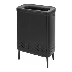 Brabantia Bo Hi Wasbox 2 X 45 L - Matt Black -Badkamermeubels Winkel 10182898