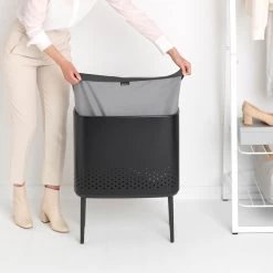 Brabantia Bo Wasbox 60 L - Mat Black -Badkamermeubels Winkel 10183069