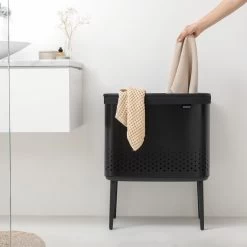 Brabantia Bo Wasbox 60 L - Mat Black -Badkamermeubels Winkel 10185319