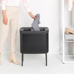 Brabantia Bo Wasbox 60 L - Mat Black -Badkamermeubels Winkel 10186441