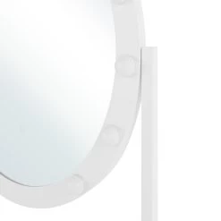 Beliani - ROSTRENEN - Make-up Spiegel - Wit - IJzer -Badkamermeubels Winkel 10237057