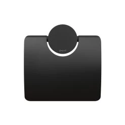 Geesa Opal Toiletrolhouder - Met Klep - Zwart