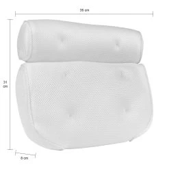 QUVIO Badkussen Met Haakje - Wit -Badkamermeubels Winkel 10252038