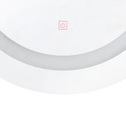 Beliani - SELUNE - LED-spiegel - Zilver - Synthetisch Materiaal 19 Beliani - SELUNE - LED-spiegel - Zilver - Synthetisch Materiaal -Badkamermeubels Winkel 10383843