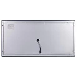 Beliani - ARROMACHNES - LED-spiegel - Zilver - Glas -Badkamermeubels Winkel 10414781