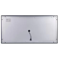 Beliani - ARROMACHNES - LED-spiegel - Zilver - Glas -Badkamermeubels Winkel 10414789