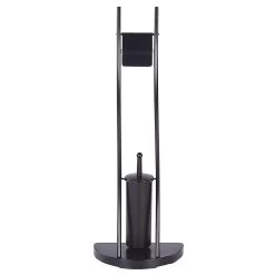 Beliani - SOACHA - Toiletrol En Borstelhouder - Zwart - Staal 11 Beliani - SOACHA - Toiletrol En Borstelhouder - Zwart - Staal -Badkamermeubels Winkel 10442179