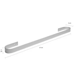 QUVIO Handdoekhouder RVS - 41 CM -Badkamermeubels Winkel 10501447