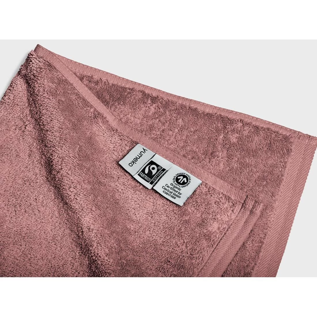 Yumeko Gastendoekjes Terry Blush Rose 30x50 - 4 St 4 Yumeko Gastendoekjes Terry Blush Rose 30x50 - 4 St - Afbeelding 2