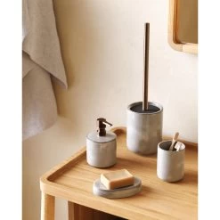 Kave Home - Zeepbakje Chavela Van Grijze Keramiek -Badkamermeubels Winkel 10565188