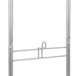 Beliani - AYAPAL - Mand Standaard - Zilver - Metaal -Badkamermeubels Winkel 10787930