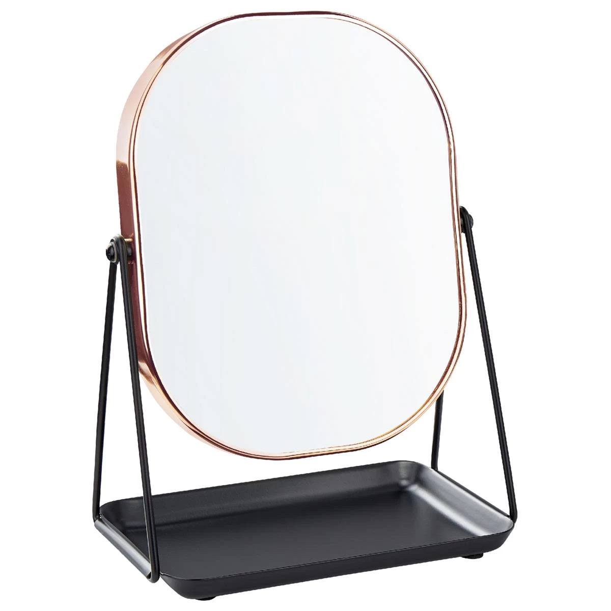 Beliani - CORREZE - Tafel Spiegel - Rosegoud - Metaal 5 Beliani - CORREZE - Tafel Spiegel - Rosegoud - Metaal - Image 3
