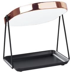 Beliani - CORREZE - Tafel Spiegel - Rosegoud - Metaal 15 Beliani - CORREZE - Tafel Spiegel - Rosegoud - Metaal -Badkamermeubels Winkel 10798300