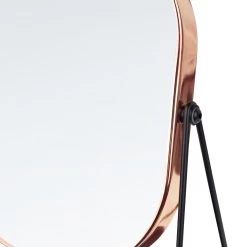 Beliani - CORREZE - Tafel Spiegel - Rosegoud - Metaal 16 Beliani - CORREZE - Tafel Spiegel - Rosegoud - Metaal -Badkamermeubels Winkel 10798318