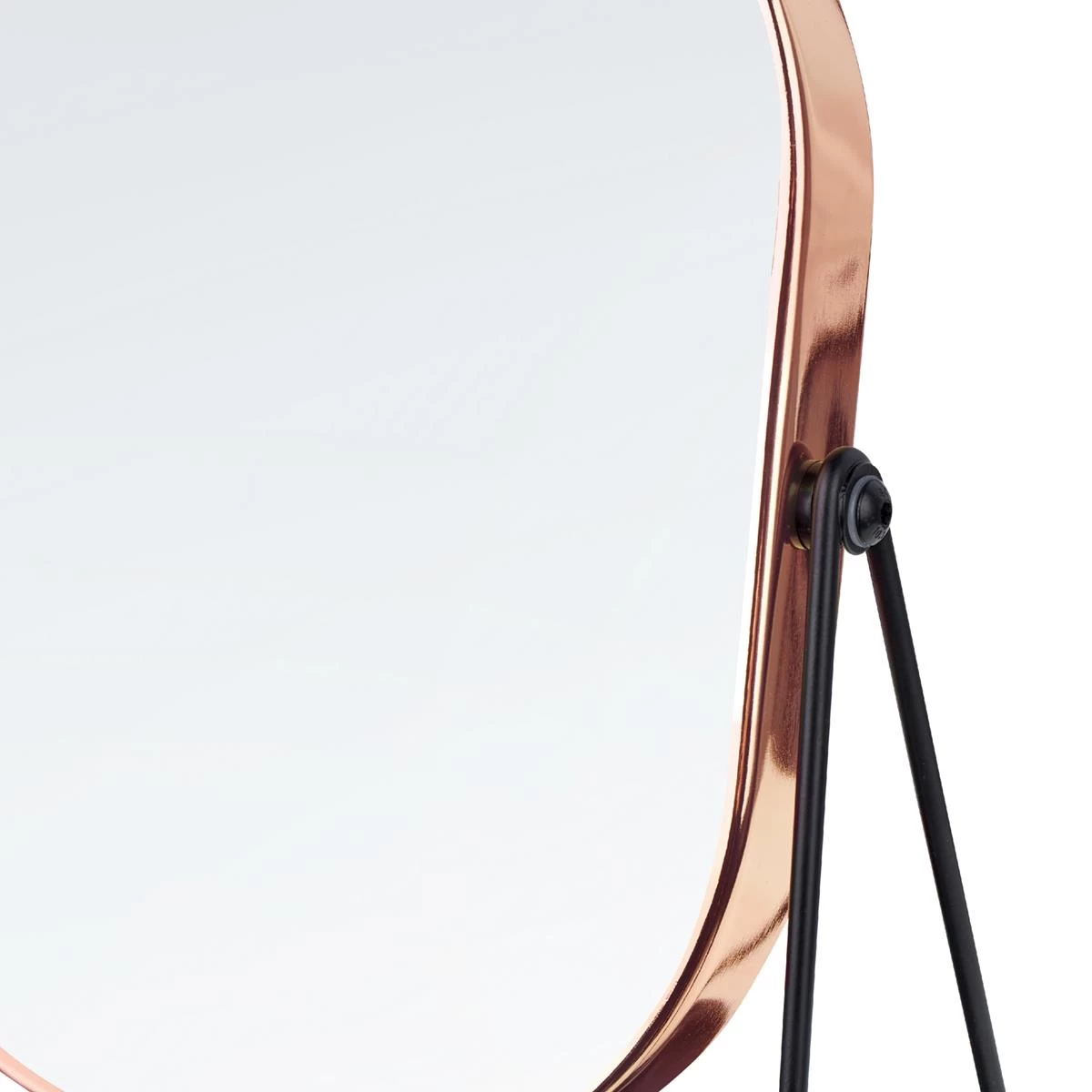 Beliani - CORREZE - Tafel Spiegel - Rosegoud - Metaal 9 Beliani - CORREZE - Tafel Spiegel - Rosegoud - Metaal - Image 7