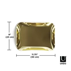 Umbra Wave Dienblad - Metallic -Badkamermeubels Winkel 10813140