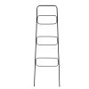 Clayre & Eef Handdoekhouder 50x150 Cm Zwart Ijzer Decoratie Ladder -Badkamermeubels Winkel 10867717