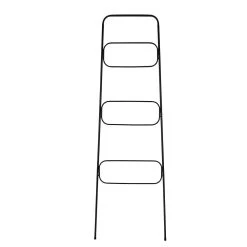 Clayre & Eef Handdoekhouder 50x150 Cm Zwart Ijzer Decoratie Ladder