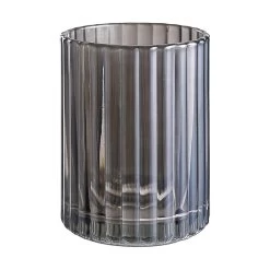 Lisomme Lian Glazen Tandenborstel Beker Zwart - Ø 7,5 Cm