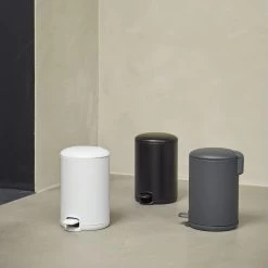 Aquanova Kaz Pedaalemmer - Zwart -Badkamermeubels Winkel 11005582