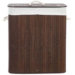 Beliani - KANDY - Mand - Donkere Houtkleur - Bamboehout -Badkamermeubels Winkel 11068902