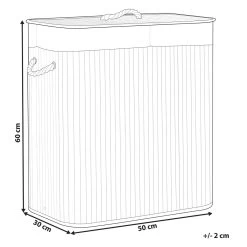 Beliani - KANDY - Mand - Donkere Houtkleur - Bamboehout -Badkamermeubels Winkel 11068911
