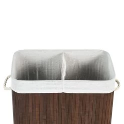 Beliani - KANDY - Mand - Donkere Houtkleur - Bamboehout -Badkamermeubels Winkel 11068923