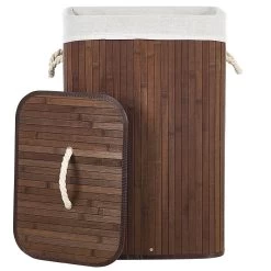 Beliani - KOMARI - Mand - Donkere Houtkleur - Bamboehout -Badkamermeubels Winkel 11069026