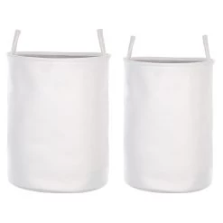 Beliani - ARCHA - Manden Set Van 2 - Wit - Polyester