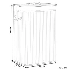 Beliani - KOMARI - Mand - Donkere Houtkleur - Bamboehout -Badkamermeubels Winkel 11069057