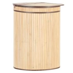 Beliani - BADULLA - Mand - Lichte Houtkleur - Bamboehout