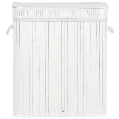 Beliani - KALTHOTA - Mand - Wit - Bamboehout -Badkamermeubels Winkel 11069077