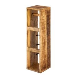 SVJ Toiletpapierhouder Rechthoekig - 17 X 17 X 65 Cm - Hout - Bruin 8 SVJ Toiletpapierhouder Rechthoekig - 17 X 17 X 65 Cm - Hout - Bruin -Badkamermeubels Winkel 11072098