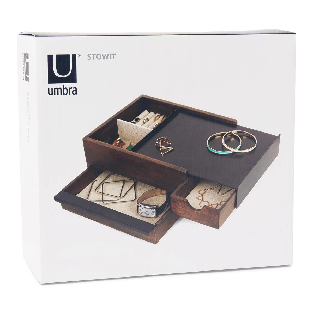 Umbra Stowit Sieradendoos - Walnut 13 Umbra Stowit Sieradendoos - Walnut - Image 11