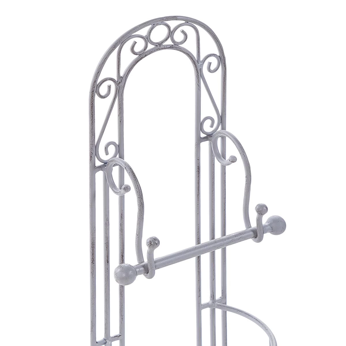 Beliani - TEMUCO - Toiletpapierhouder - Grijs - IJzer 6 Beliani - TEMUCO - Toiletpapierhouder - Grijs - IJzer - Image 4