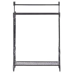 Beliani - GLADIS - Handdoekrek - Zwart - IJzer 10 Beliani - GLADIS - Handdoekrek - Zwart - IJzer -Badkamermeubels Winkel 11153817