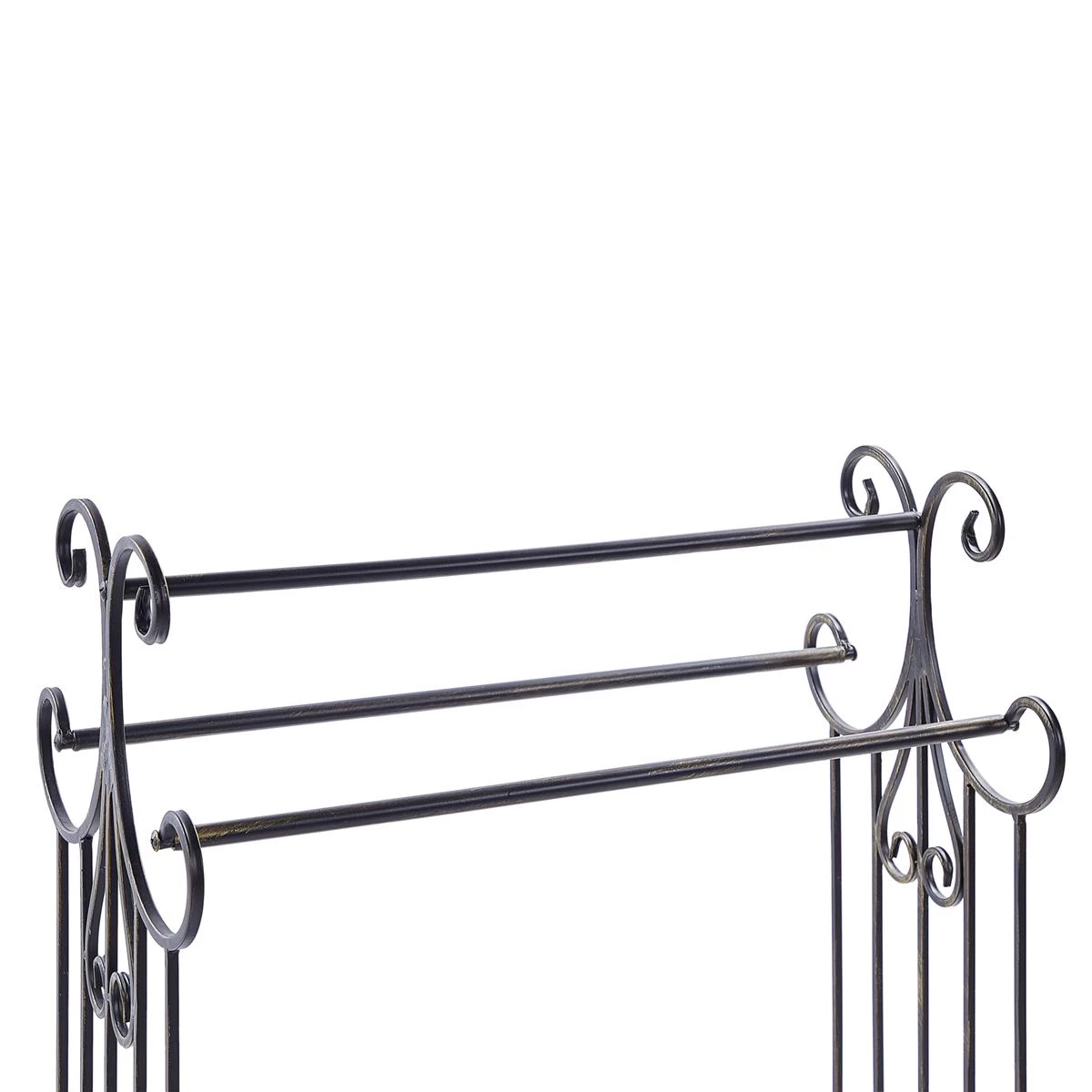 Beliani - GLADIS - Handdoekrek - Zwart - IJzer 6 Beliani - GLADIS - Handdoekrek - Zwart - IJzer - Afbeelding 4