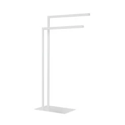 Sealskin Tube Vrijstaand 2-armig Handdoekrek - Wit -Badkamermeubels Winkel 11161020