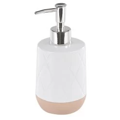 Beliani - LEBU - Badkamerset - Wit - Keramiek -Badkamermeubels Winkel 11290696