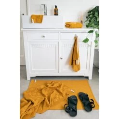 Knit Factory Gastendoek Ivy - Stone Green - 40x30 Cm -Badkamermeubels Winkel 11325322