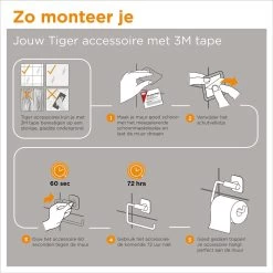 Tiger Colar Toiletrolhouder Hangend -Badkamermeubels Winkel 11523859 4