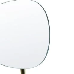 Beliani - CHARENTE - Tafel Spiegel - Goud - Metaal -Badkamermeubels Winkel 11596408