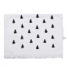 Clayre & Eef Gastendoekje 40x66 Cm Wit Zwart Katoen Kerstbomen Toilet 1 Clayre & Eef Gastendoekje 40x66 Cm Wit Zwart Katoen Kerstbomen Toilet -Badkamermeubels Winkel 11691134