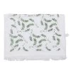 Clayre & Eef Gastendoekje 40x66 Cm Wit Groen Katoen Takjes Toilet 2 Clayre & Eef Gastendoekje 40x66 Cm Wit Groen Katoen Takjes Toilet -Badkamermeubels Winkel 11691144
