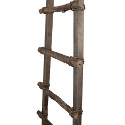 Clayre & Eef Handdoekhouder 140 Cm Bruin Hout Decoratie Ladder -Badkamermeubels Winkel 11772828