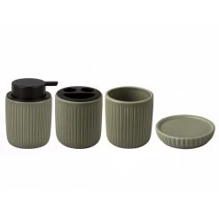 Present Time - Bathroom Set Neat Ceramic Grayed Jade